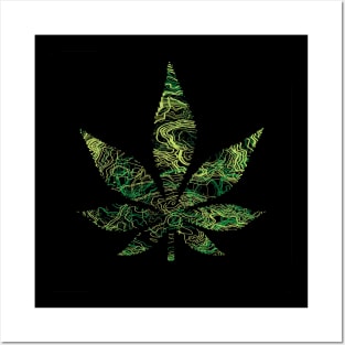 weed lines Posters and Art